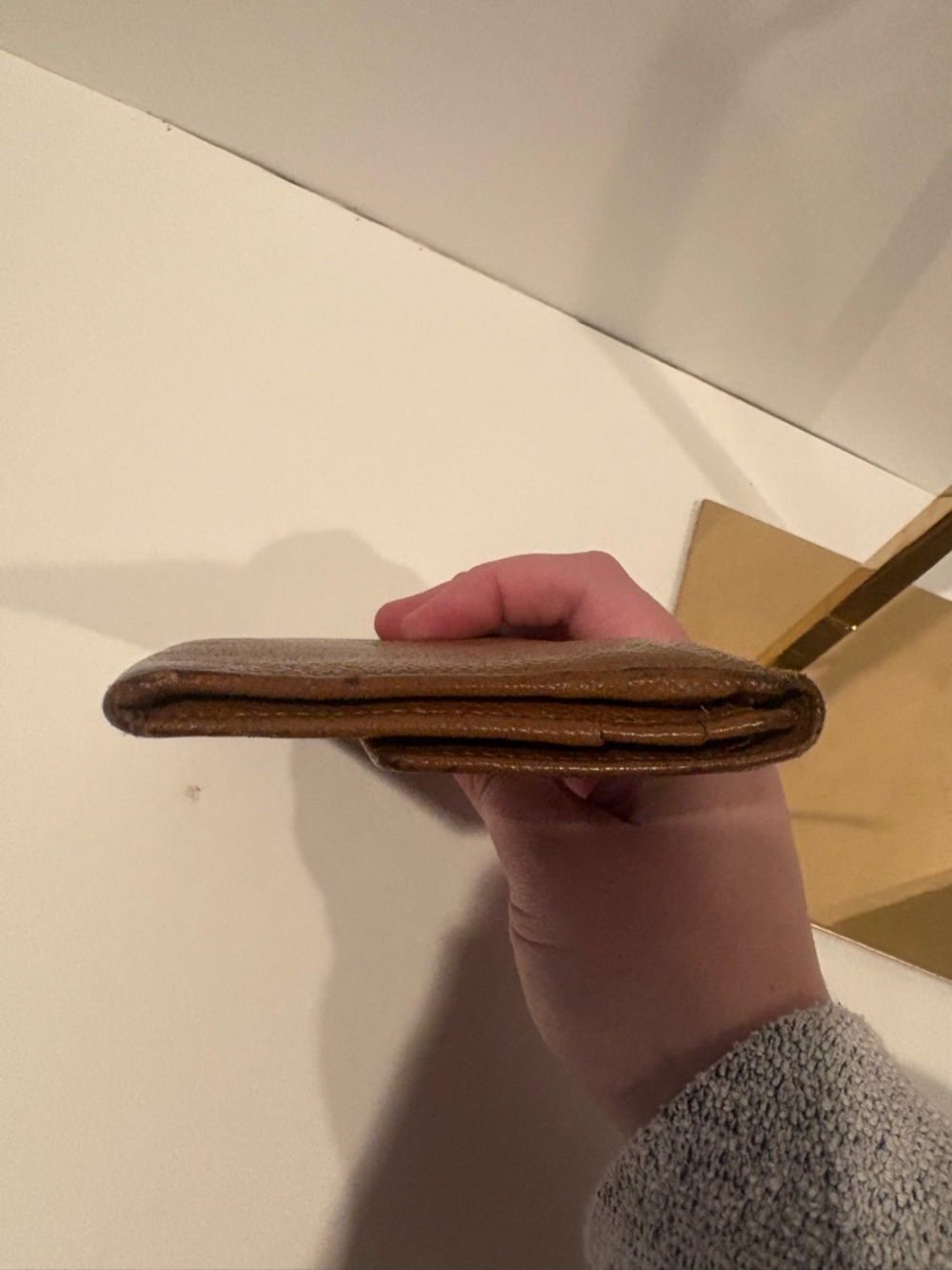 Blvgari brown leather long wallet - Picture 6 of 12